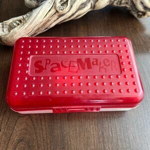 Vintage red spacemaker pencil box